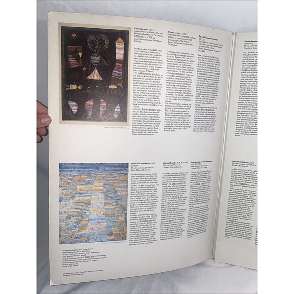 Paul Klee print Poster Book 6 Posters 1993 Vintage Print 31x44cm Art Artist - Picture 5 of 13